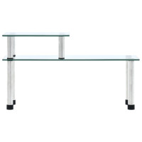 Produktbild för Kökshylla transparent 45x16x26 cm härdat glas