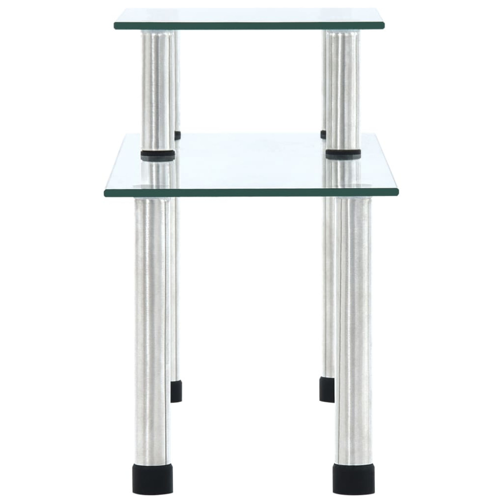 Produktbild för Kökshylla transparent 45x16x26 cm härdat glas