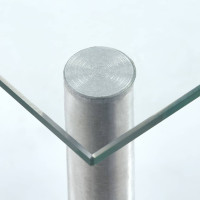 Produktbild för Kökshylla transparent 45x16x26 cm härdat glas