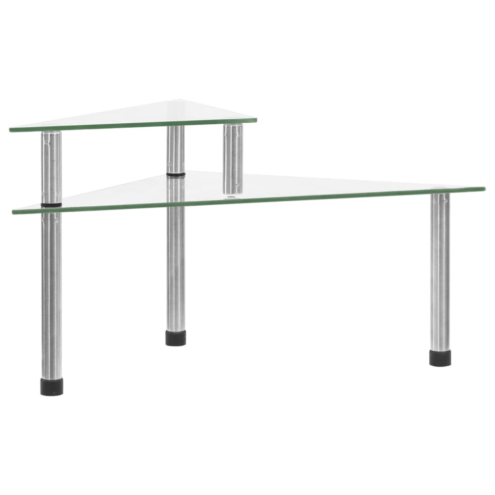 Produktbild för Kökshylla transparent 49,5x35x19 cm härdat glas