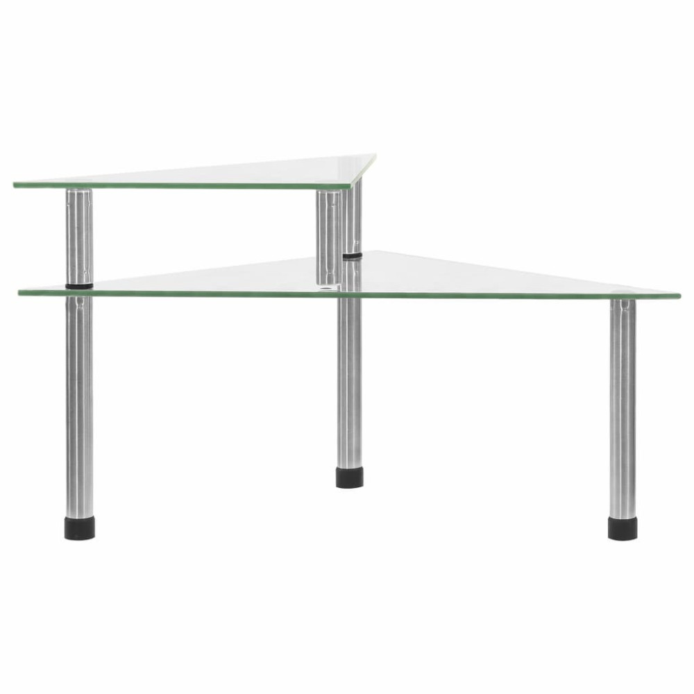 Produktbild för Kökshylla transparent 49,5x35x19 cm härdat glas