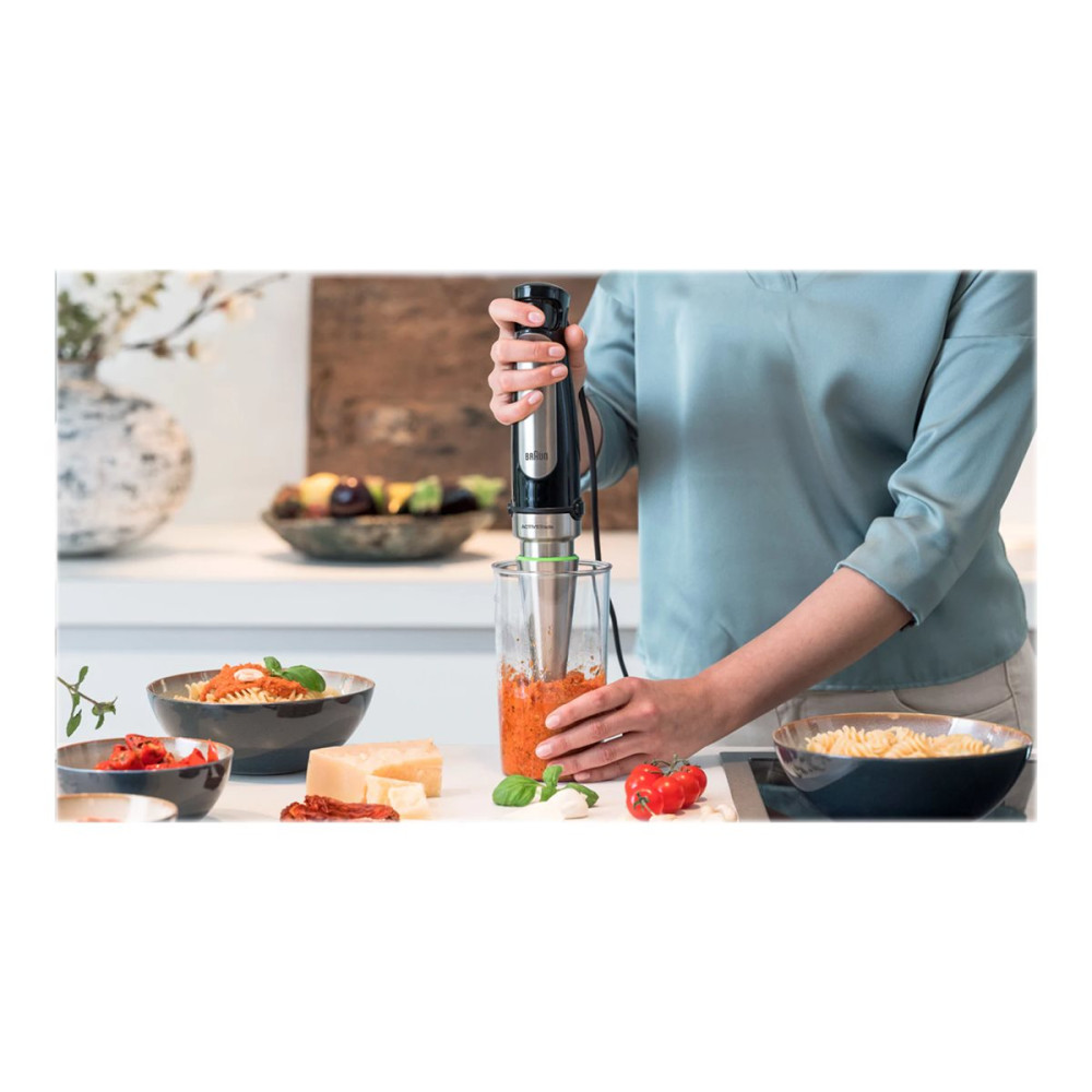 Produktbild för Braun Multiquick 7 MQ 7000X - handmixer - svart / rostfritt stål