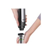 Produktbild för Braun Multiquick 7 MQ 7000X - handmixer - svart / rostfritt stål