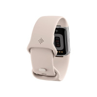 Produktbild för Fitbit Charge 6 - silveraluminium - aktivitetspårare med evighetsband - porslin