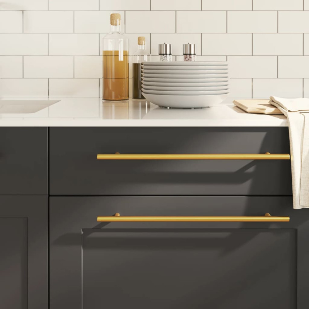Produktbild för Skåphandtag 20 st guld 320 mm rostfritt stål