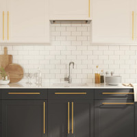 Produktbild för Skåphandtag 20 st guld 320 mm rostfritt stål