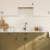 Produktbild för Skåphandtag 20 st svart 64 mm rostfritt stål