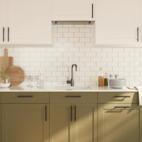 Produktbild för Skåphandtag 20 st svart 128 mm rostfritt stål