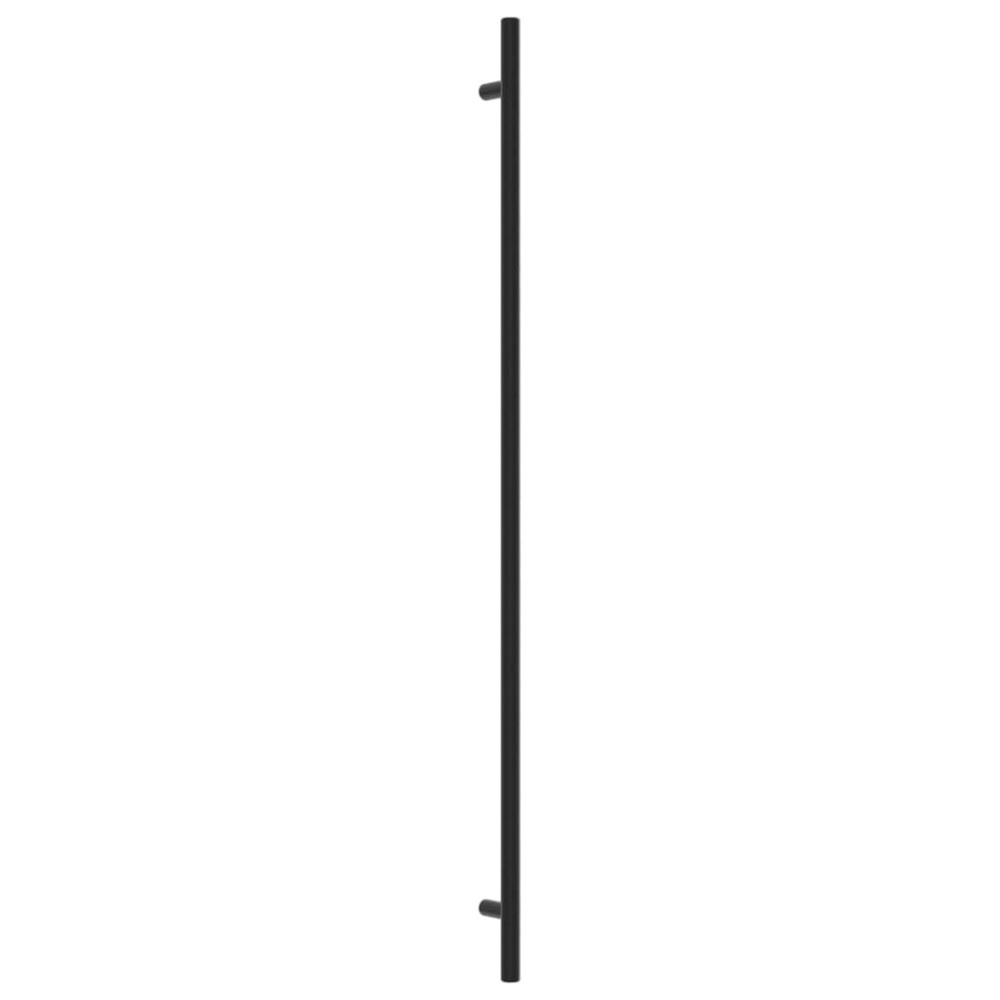Produktbild för Skåphandtag 10 st svart 480 mm rostfritt stål