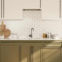 Produktbild för Skåphandtag 10 st svart 480 mm rostfritt stål