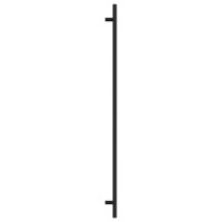 Produktbild för Skåphandtag 10 st svart 480 mm rostfritt stål