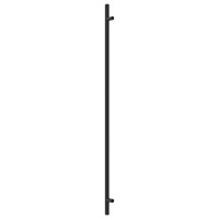 Produktbild för Skåphandtag 10 st svart 480 mm rostfritt stål