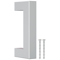 Produktbild för Skåphandtag 20 st silver 64 mm rostfritt stål
