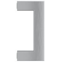 Produktbild för Skåphandtag 20 st silver 64 mm rostfritt stål