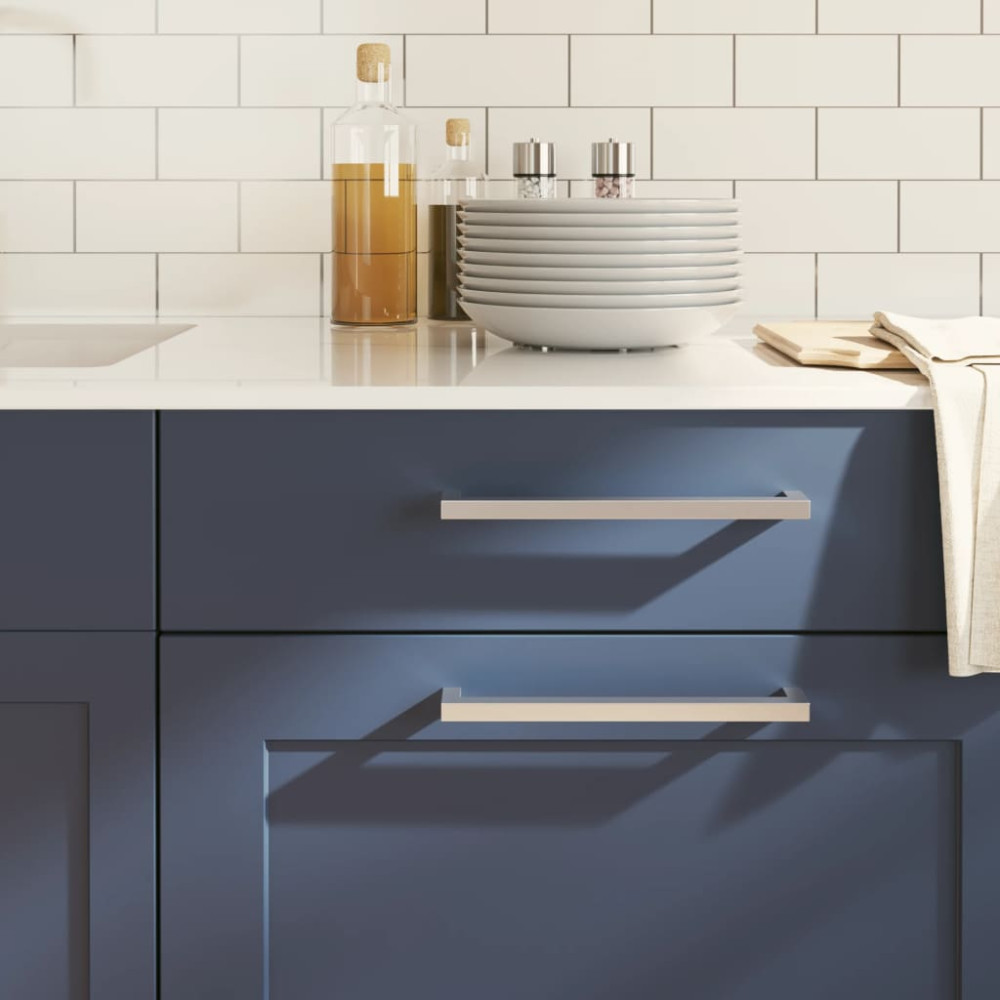Produktbild för Skåphandtag 20 st silver 224 mm rostfritt stål
