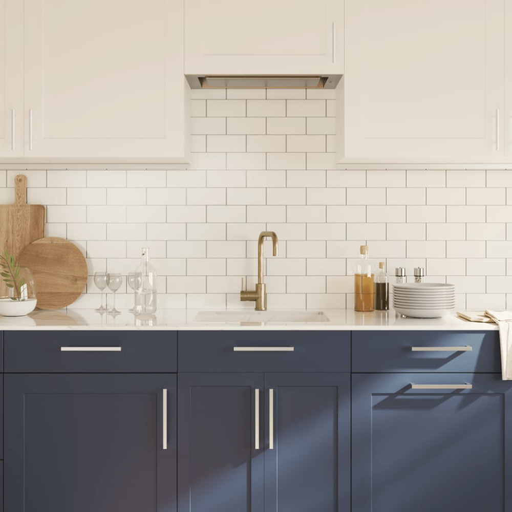 Produktbild för Skåphandtag 20 st silver 224 mm rostfritt stål