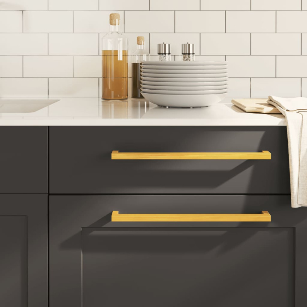 Produktbild för Skåphandtag 20 st guld 320 mm rostfritt stål