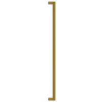 Produktbild för Skåphandtag 20 st guld 480 mm rostfritt stål