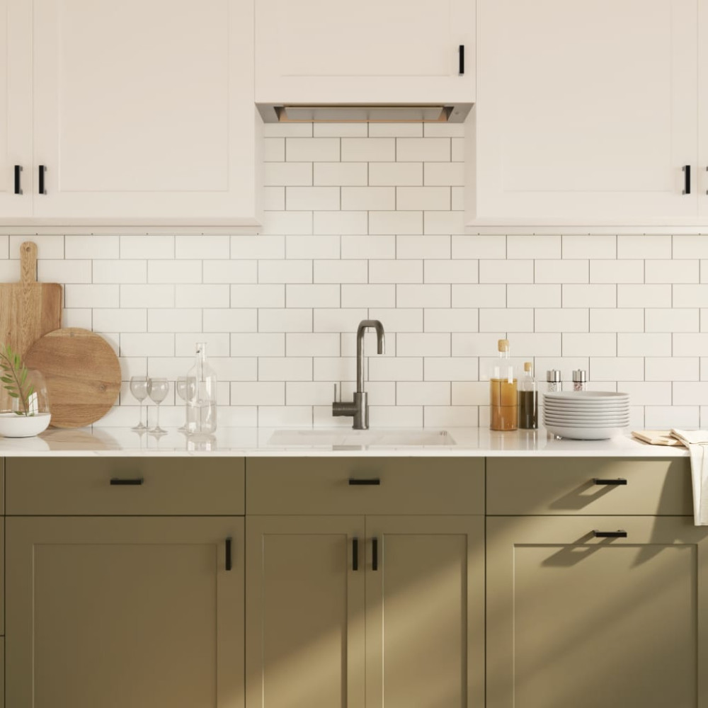 Produktbild för Skåphandtag 20 st svart 64 mm rostfritt stål