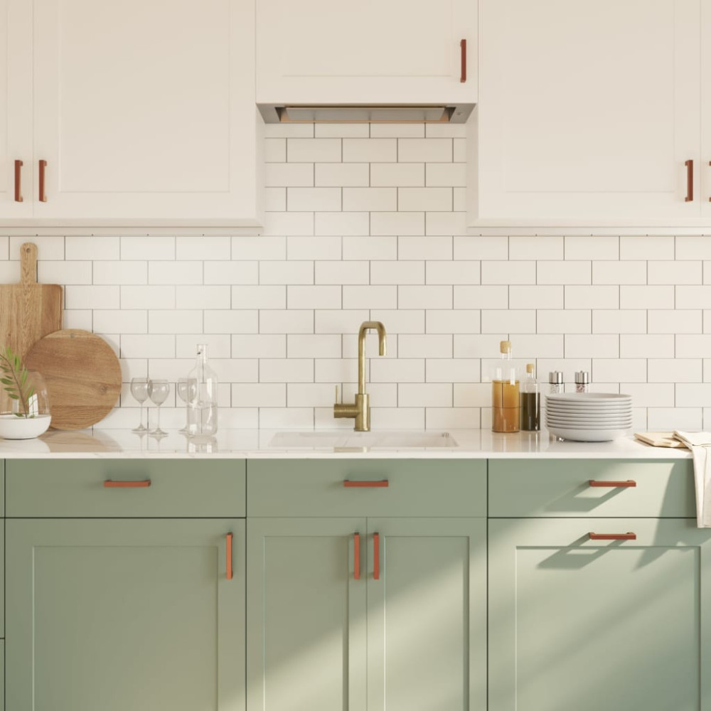 Produktbild för Skåphandtag 20 st brons 96 mm rostfritt stål