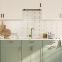 Produktbild för Skåphandtag 20 st brons 96 mm rostfritt stål