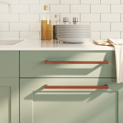 vidaXL Skåphandtag 20 st brons 320 mm rostfritt stål