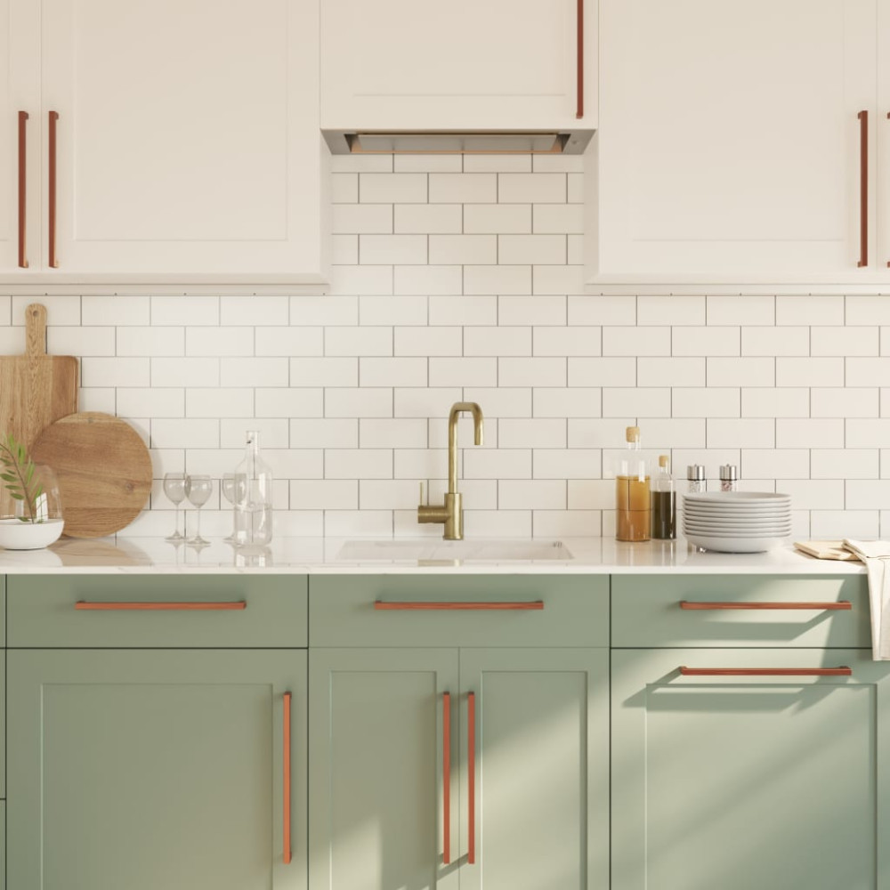 Produktbild för Skåphandtag 20 st brons 320 mm rostfritt stål