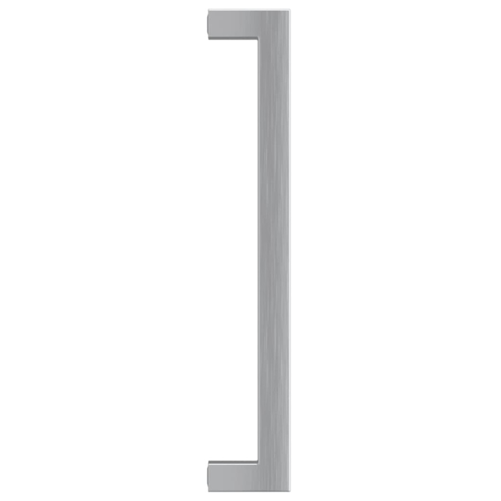 Produktbild för Skåphandtag 10 st silver 192 mm rostfritt stål