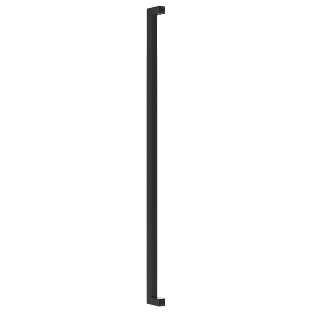 Produktbild för Skåphandtag 10 st svart 480 mm rostfritt stål