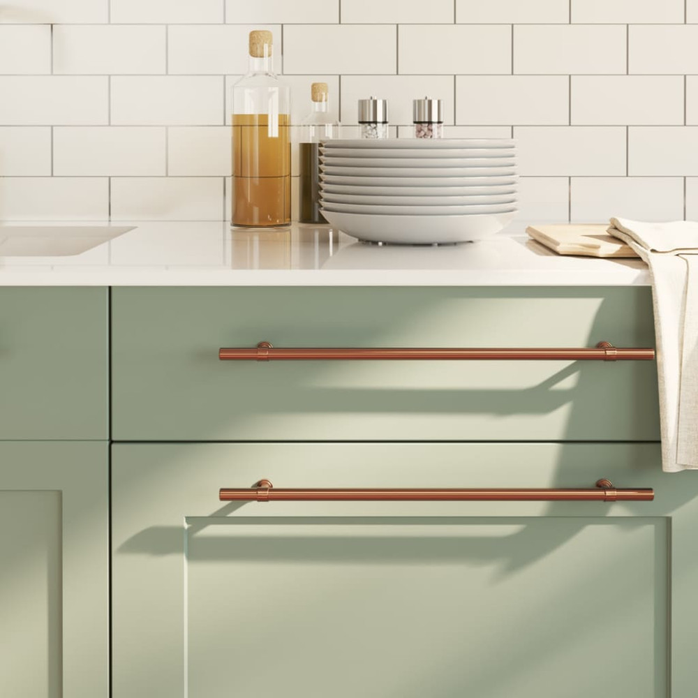 Produktbild för Skåphandtag 20 st brons 320 mm rostfritt stål