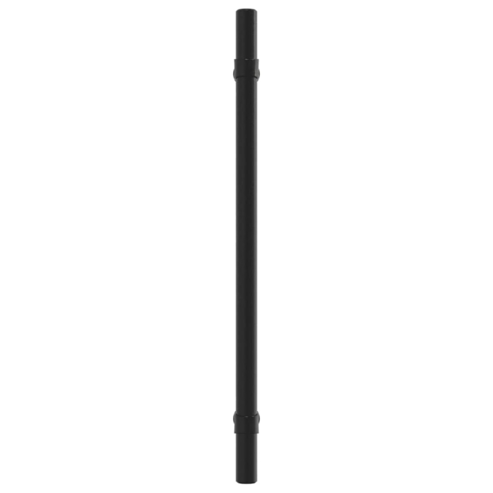 Produktbild för Skåphandtag 10 st svart 192 mm rostfritt stål