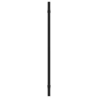 Produktbild för Skåphandtag 10 st svart 320 mm rostfritt stål