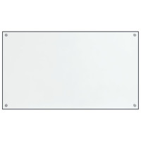 Produktbild för Stänkskydd 2 st transparent 70x40 cm härdat glas