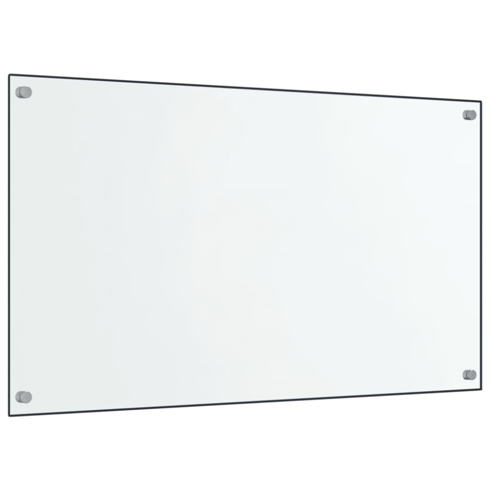 Produktbild för Stänkskydd 2 st transparent 70x40 cm härdat glas