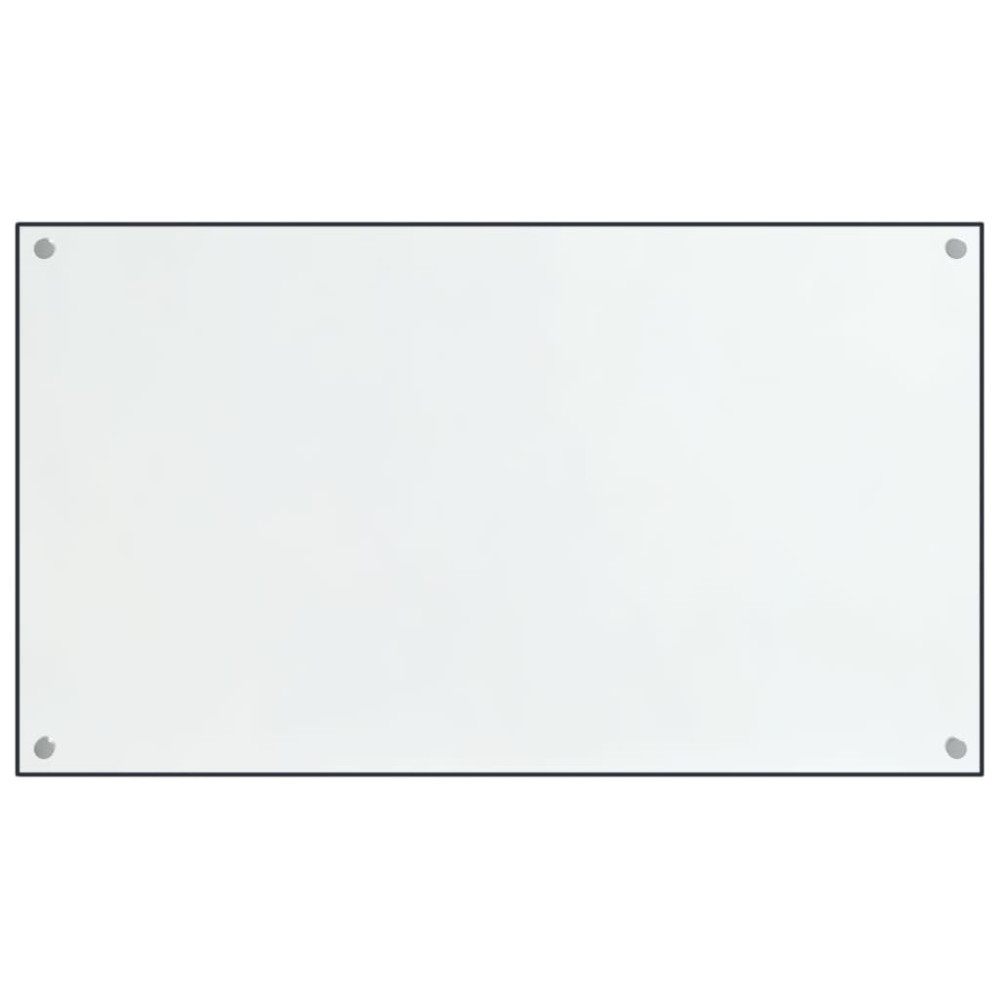 Produktbild för Stänkskydd 2 st transparent 70x50 cm härdat glas
