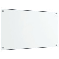 Produktbild för Stänkskydd 2 st transparent 70x50 cm härdat glas