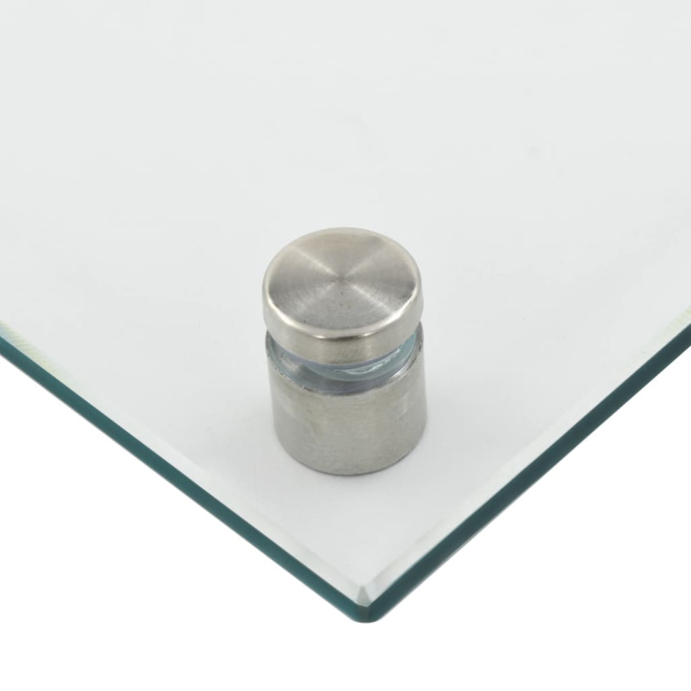 Produktbild för Stänkskydd 2 st transparent 70x50 cm härdat glas