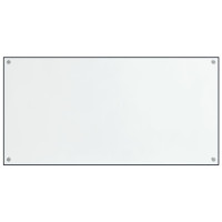 Produktbild för Stänkskydd 2 st transparent 80x40 cm härdat glas