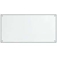Produktbild för Stänkskydd 2 st transparent 80x50 cm härdat glas