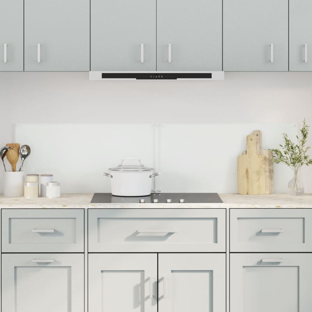 Produktbild för Stänkskydd 2 st transparent 80x60 cm härdat glas