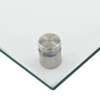 Produktbild för Stänkskydd 2 st transparent 80x60 cm härdat glas