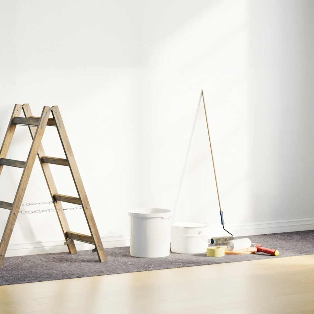Produktbild för Halkfria målardukar 2 st 5 m 180 g/m² grå