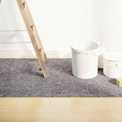 vidaXL Halkfria målardukar 2 st 10 m 180 g/m² grå
