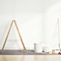 Produktbild för Halkfria målardukar 2 st 10 m 180 g/m² grå