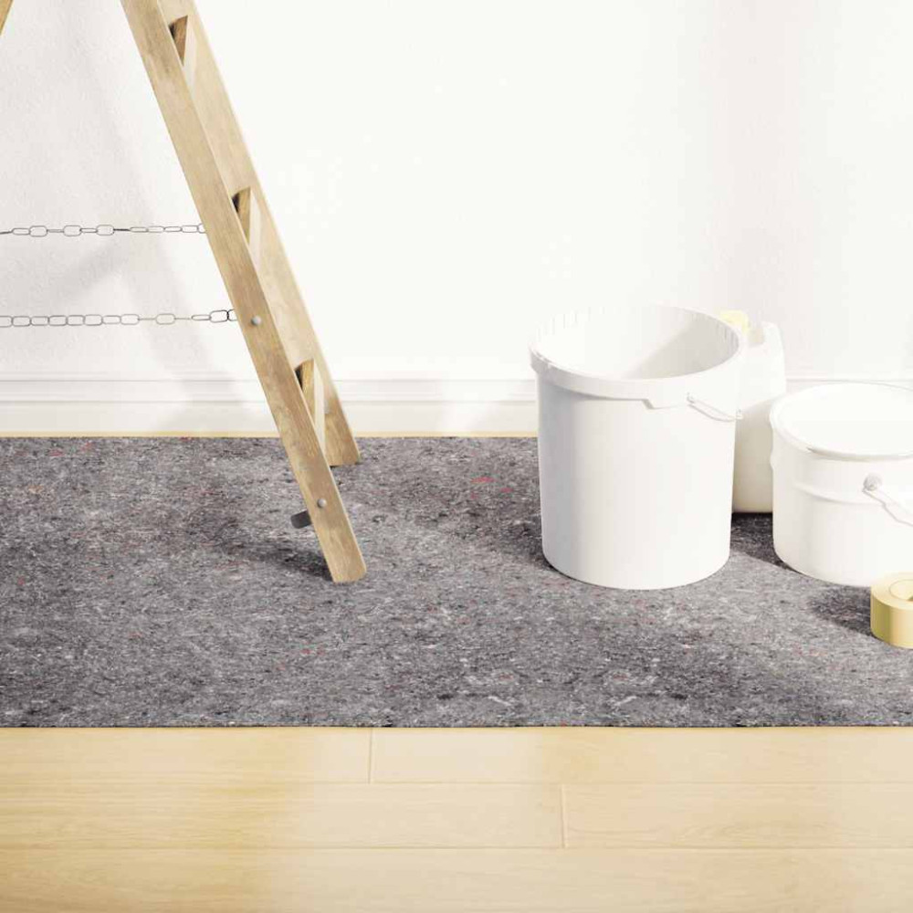 Produktbild för Halkfria målardukar 2 st 25 m 220 g/m² grå