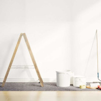 Produktbild för Halkfria målardukar 2 st 25 m 220 g/m² grå