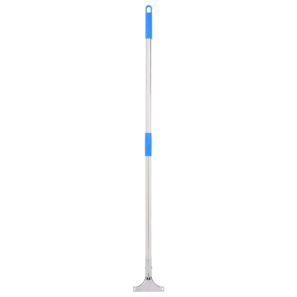 Produktbild för Golvskrapa 45x122,5 cm stål och gummi