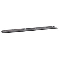Produktbild för Golvskrapa 45x122,5 cm stål och gummi