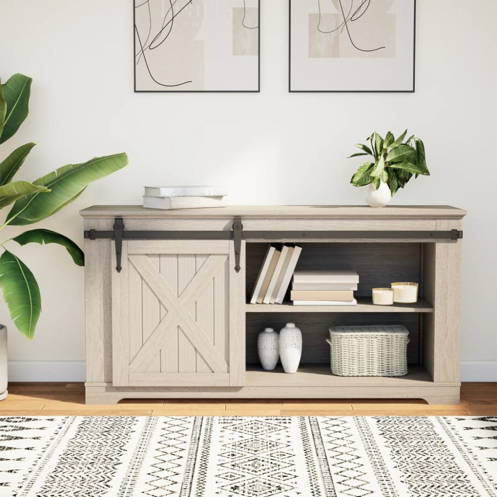 Produktbild för Mini skjutdörrsbeslag 122 cm kolstål