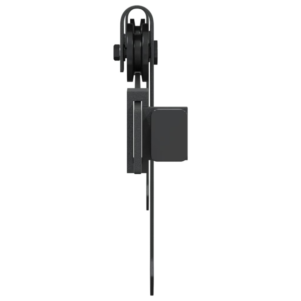 Produktbild för Mini skjutdörrsbeslag 122 cm kolstål